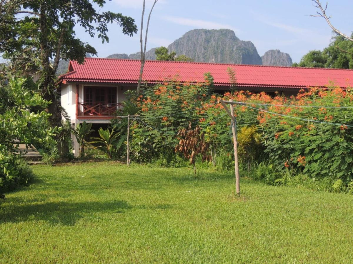 Maylyn Guesthouse Vang Vieng Bagian luar foto